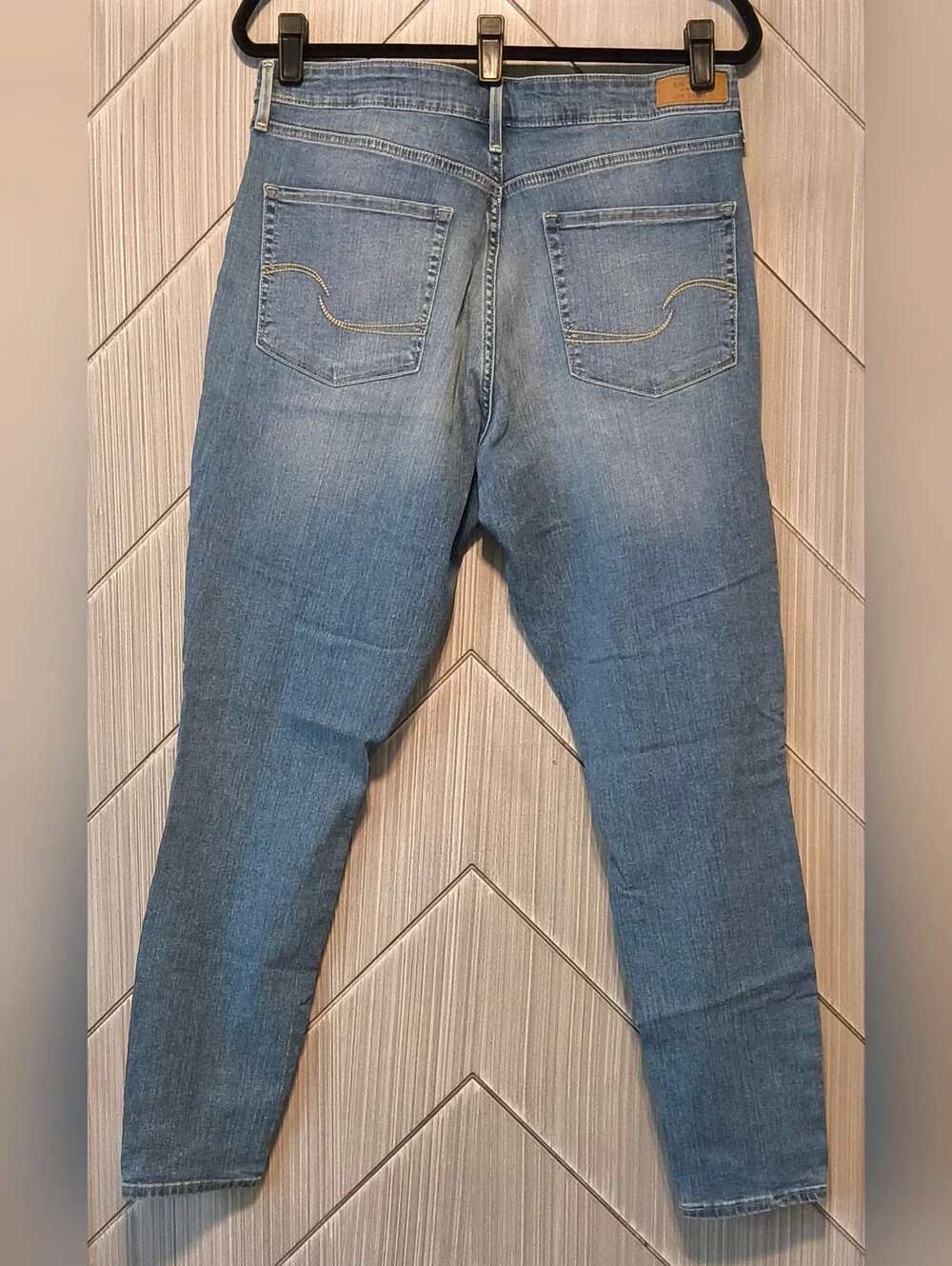 Signature Levi Strauss 16 Modern Skinny Jeans Womens Medium Wash Stretch Denim